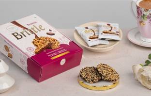 Unwrap Happiness Brownie Brittle | Choco-Dipped Dry Fruits & Butter Cookie Snack Gift Cookies Biscuit