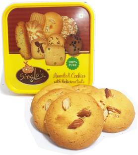 Singla Sweets Butter Almond Biscuits Cookies 300g Bakery Biscuit