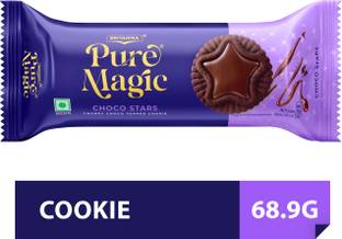 BRITANNIA Pure Magic Choco Stars Chunky Chocolate Cream Filled Biscuit
