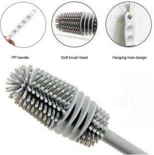 Zepp It is suitable for cleaning Jars,mugs,jugs sports bottles too Silicone Flat Pastry Brush