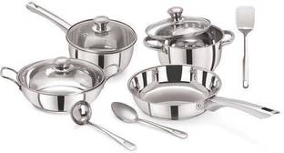 PRISTINE Tri Ply Bottom Induction Bottom Cookware Set