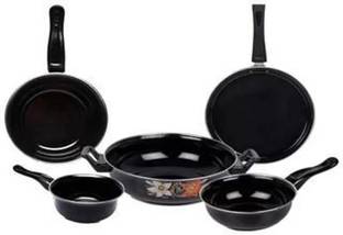 Puros Natural Induction Bottom Non-Stick Coated Cookware Set