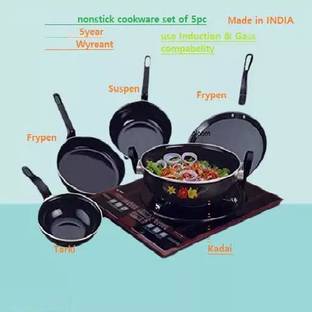 Maharajee Cookware set Induction Bottom Non-Stick Coated Cookware Set