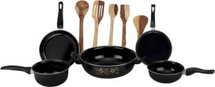 MY STORE SHINE Induction Bottom Non-Stick Coated Cookware Set