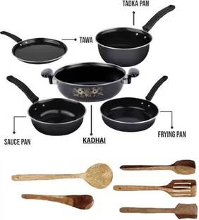 Maharajee cookware set Induction Bottom Non-Stick Coated Cookware Set