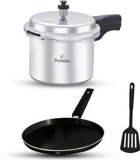 Prestlee 3 Ltr pressure Cooker combo Non-Stick Coated Cookware Set