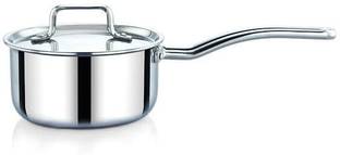 LIMETRO STEEL Triply Kadai with Lid | Gas & Induction Base Compatible Kadai (18 cm, 2 L) Induction Bottom Cookware Set