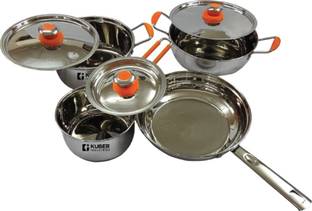 KUBER INDUSTRIES Induction Bottom Cookware Set