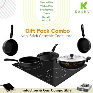 Kashvi Kashvi Prestigious Induction Bottom Non-Stick Coated Cookware Set