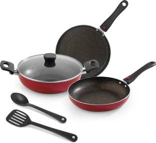 BERGNER Sherry Plus Alumnium 6 PCS Induction Bottom Non-Stick Coated Cookware Set