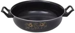 cookpro Non Stick Kadahi Induction & Gas Compatible 26 Cm Diameter 3.5 L(Black) 1 Pcs Induction Bottom Non-Stick Coated Cookware Set