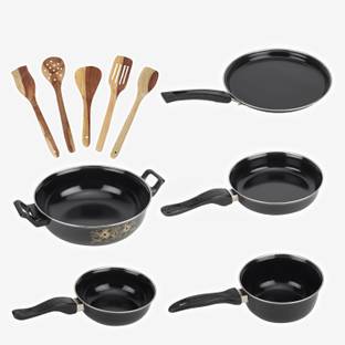 MY STORE Premium Induction Bottom Non-Stick Coated Cookware Set