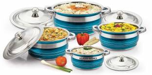 MAHAVIR Handi with lid-Glossy Finish Cookware Set