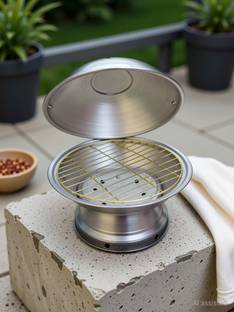 Nivistar Enterprises. Aluminum Tandoor Bati Maker Baking Oven, Cookware Set Cookware Set