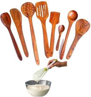 Elipkart SmartBuy Cooking Spoon Set Of 9 /Non Stick Serving And Cooking Spoon Set Of 9 Non-Stick Coated Cookware Set