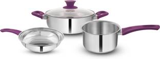 Greenchef Steeliq Soft Touch Induction Bottom Cookware Set