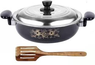 Maharajee Kadhai Induction Bottom Non-Stick Coated Cookware Set