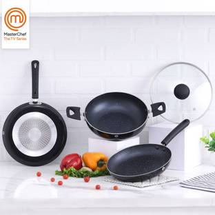 MasterChef Champions Black Induction Bottom Non-Stick Coated Cookware Set