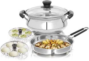 Flipkart SmartBuy Induction Bottom Non-Stick Coated Cookware Set