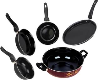 SILVOSWAN OMEGA Pack - Build Your Kitchen Induction Bottom Non-Stick Coated Cookware Set