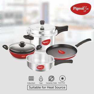 Pigeon Induction Bottom Non-Stick Coated Cookware Set