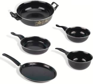 MY STORE Prestigious Induction Bottom Non-Stick Coated Cookware Set