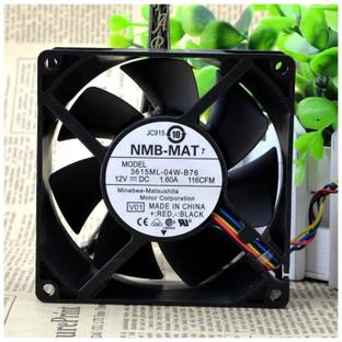 Electronic Spices Radiator Cooling Fan NMB 3615ML-04W-B76 9238 12V 1.6A 92X92X38mm 2 Ball Bearing Fan with Heat Sinks All in one Cooler
