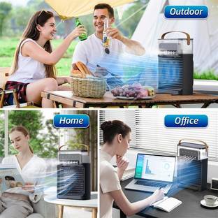 Hanbury Portable Double Ended Spray Fan, Cold Air, 3 Gears USB Rechargeable Mini AC 1 Cooling Fan All ...