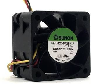 zero defect ( PMD1204PQBX-A ) 12VDC 40mm L x 40mm x 28mm 23.5 CFM (0.658m³/min) 3 Wire Leads Cooling Fan All in one Cooler