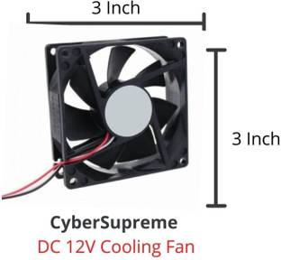 shoptron Incubator Pack of 5 Cabinet & PC Case 3 inch Cooling Fan for PC Case CPU Cooling Fan Cabinet ...