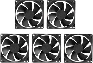 TechSupreme PACK OF 5 DC 12V Cooling Fan for PC Case 3.5 INCHES Cooling Fan for PC Case CPU Cooler