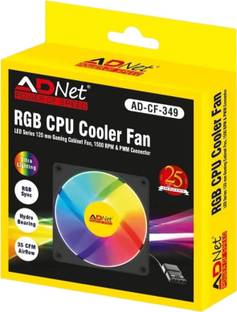 ADNet AD-CF-349 LED SERIES 120 MM GAMING CABINET FAN Cooling Fan Cabinet Cooler