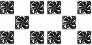 ERHIndia 10 Pcs DC 12V Cooling Fan for PC Case 12V DC Cooling Fan Cabinet