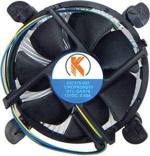 KAVTRON Desktop CPU Cooling Fan for Core i3, Core i5, Core i7 Fan with Heat Sinks Processor Cooler