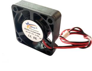 DHRUV-PRO 12V 40X40X10-MM 1.5inch 6000-RPM 12V Cooling Cabinet Fan Fan Square Cooling Fan Cabinet Cooler