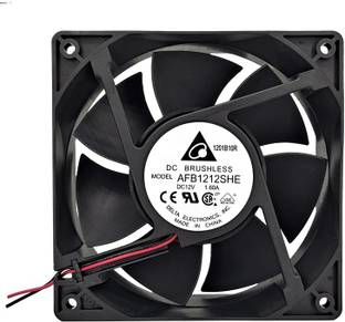 Electronic Spices Delta Electronics AFB1212SHE DC 12V 1.60A 120x120x38mm Server Cooling Fan Cooling Fan All in one Cooler