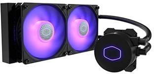 COOLER MASTER MasterLiquid ML240L RGB V2 CPU Liquid Cooler | 3rd Gen Dual Chamber Pump Liquid Cooling All in one Cooler