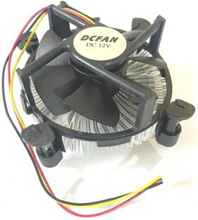TechSupreme 3 Pin CPU cooling Fan socket 775/1150/1155/1156 Cooler Fan Cooling Fan All in one Cooler