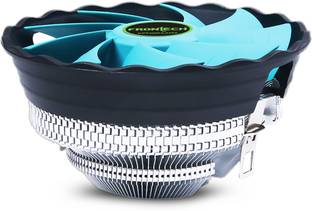 Frontech CPU Cooler | 120mm Fan | 1500 RPM | 3-Pin 12V Connector Fan with Heat Sinks Cabinet Cooler