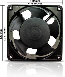 COMFCON 220V AC Cooling Fan, Axial Fan Size 4.75" x 4.75" 1.5" (120 MM) Exhaust Fan Cooling Fan All in...