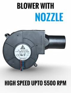 ADA2Z SIZE 97X97X33MM 12V DC 2.94A 5500 RPM DC BLOWER WITH NOZZLE FOR WOOD/BBQ STOVES Cooling Fan All ...