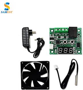 samest COMBO OF 3 INCH AS4 DC COOLING FAN - 80X80X25MM (12 VOLT) Cooler