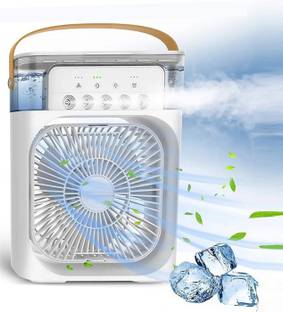 PRANCING UNICORN Portable Mini Air Conditioner Evaporative Air Cooler Water with Sprays Cooling Fan Al...