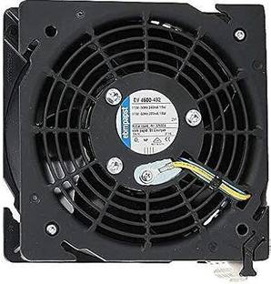 CyberSupreme DC Cooling Fan EBMPAPST DV-4600-492, 18-19W, 220-240MA, 115VAC, 50-60HZ,120 Cooling Fan A...