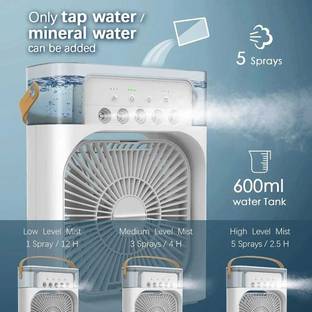 Viraan MINI COOLER FAN 3 Fan Ergonomic Cooling Pad with Adjustable Height