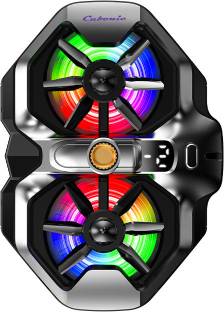 Cubonic Memo DL21 Dual Fan Instant Chill Bigger Surface Area Phone Cooler 2 Fan Ergonomic Cooling Pad with Adjustable Height
