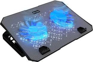 EVOFOX Frost 15.6 inches with blue LED 2 Fan Ergonomic Cooling Pad with Adjustable Height
