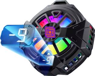 Cubonic P60 Mobile Radiator Magnetic|Metal Adhesive Plate|Clip|LED Display|RGB Light Semiconductor Cooling USB Fan
