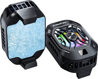 Zusix F-25 Mobile Radiator Cooling Fan, Semiconductor Technology Phone Instant Gaming Ergonomic Cooling Pad with Adjustable Height