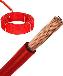 DRUMSTONE Copper 4 sq/mm Red 5 ft. Wire
